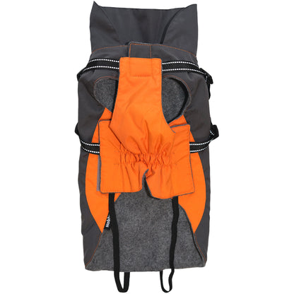 Hundemantel "VIDAR 2 in 1" mit integriertem Geschirr