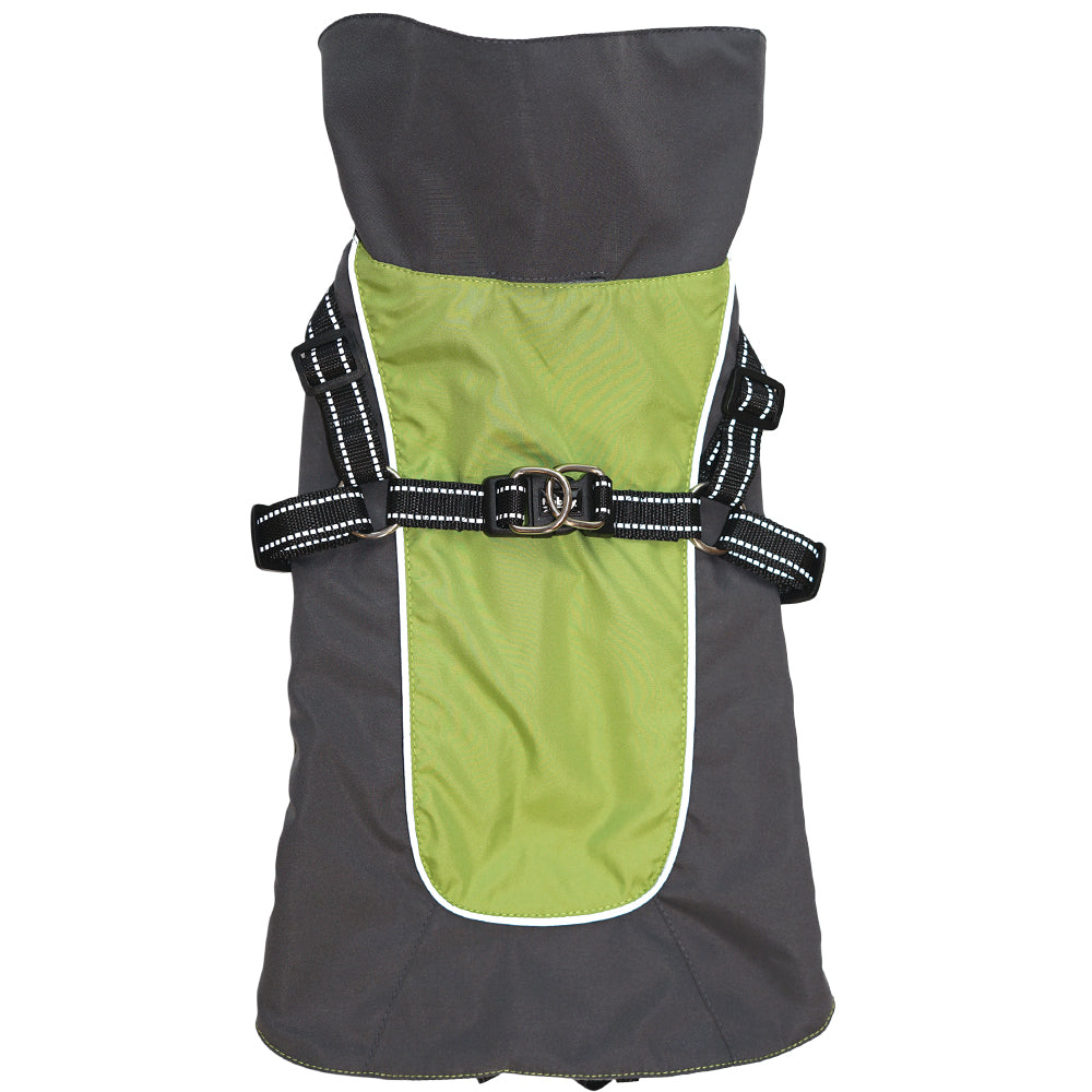 Hundemantel "VIDAR 2 in 1" mit integriertem Geschirr