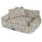 Softplüsch Komfortbett eckig "MAKO" in Beige