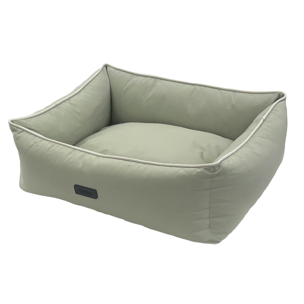 Komfortbett eckig "SEIRA“ in Pastellbeige