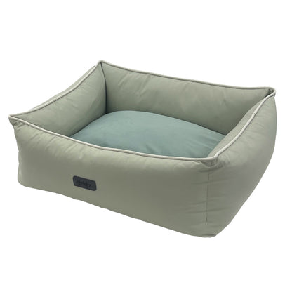 Komfortbett eckig "SEIRA“ in Pastellbeige