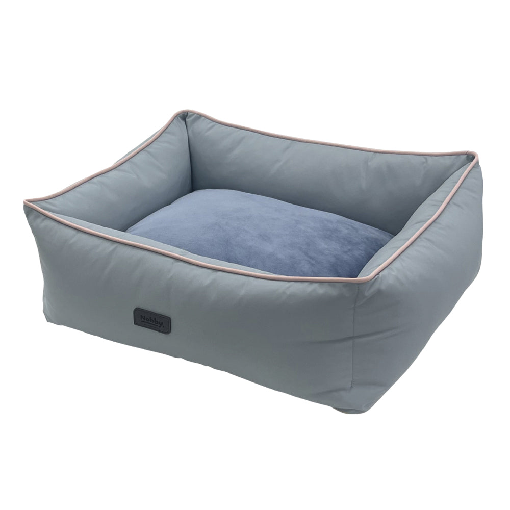 Komfortbett eckig "SEIRA“ in Pastellbeige