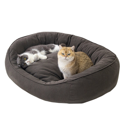 Ovales Komfortbett "KAIRI" für Hunde und Katzen