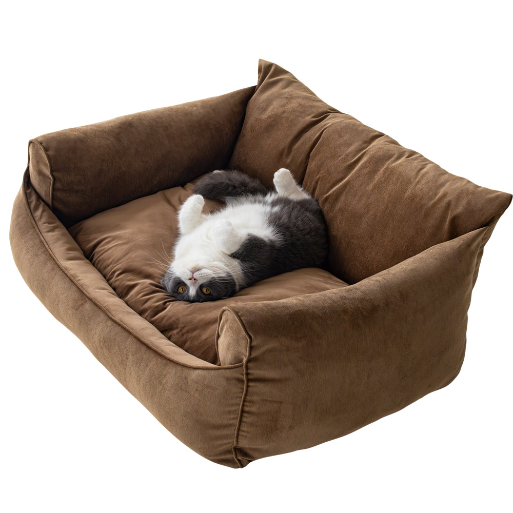 Komfortbett "SADA" für Hunde und Katzen mit Wendekissen
