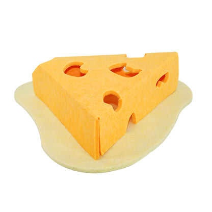 Filzspielzeug "Cheese" mit 2 Glockenbällen