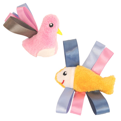 Vorratspack Vogel & Fisch mit Katzenminze – 24 Stück