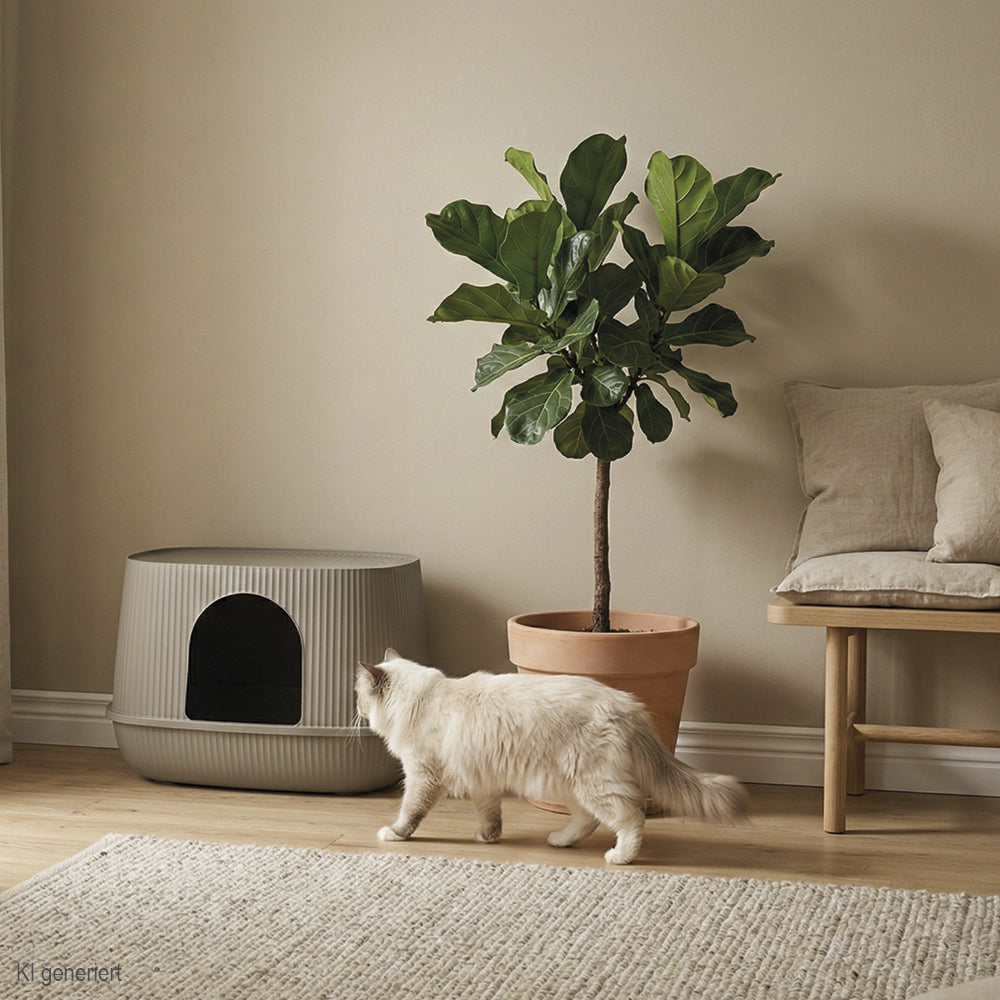 Moona Katzentoilette mit Haube – 2 Farben