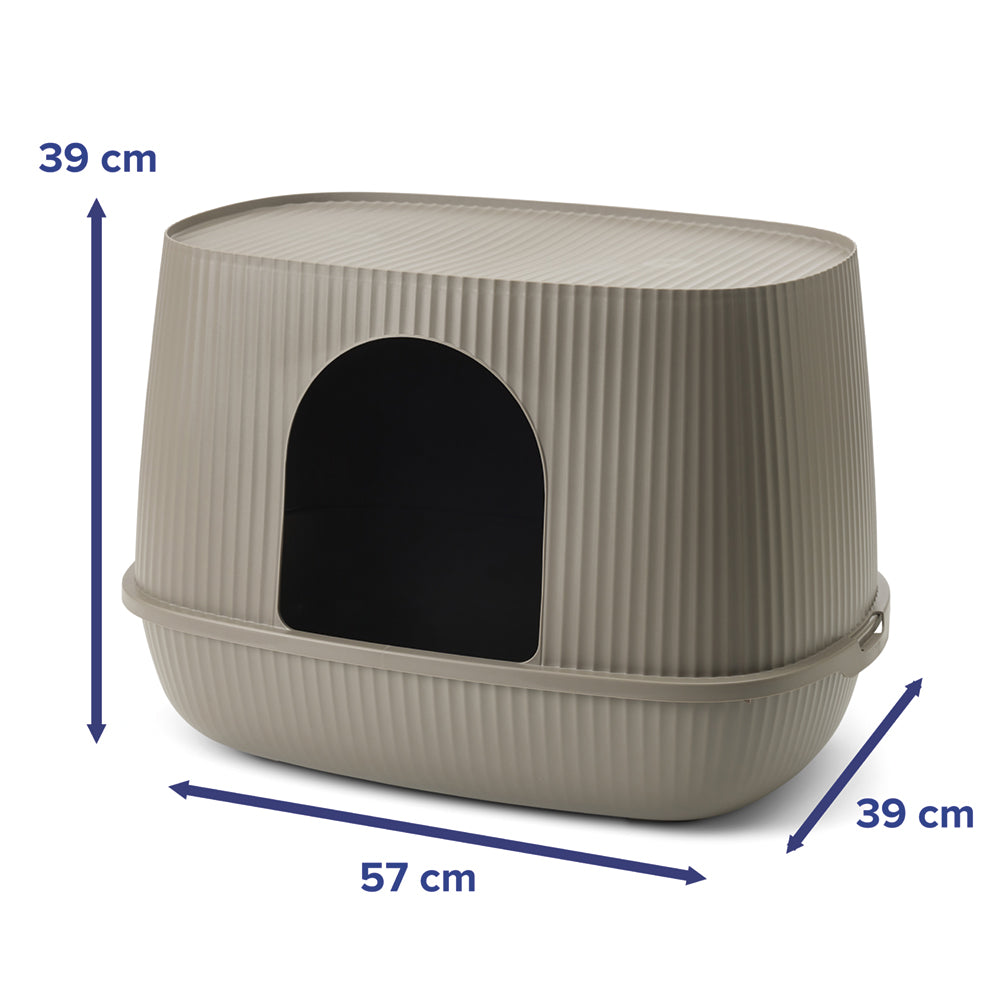 Moona Katzentoilette mit Haube – 2 Farben