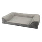 Komfortsofa eckig mit Rand "CALBU" grau
