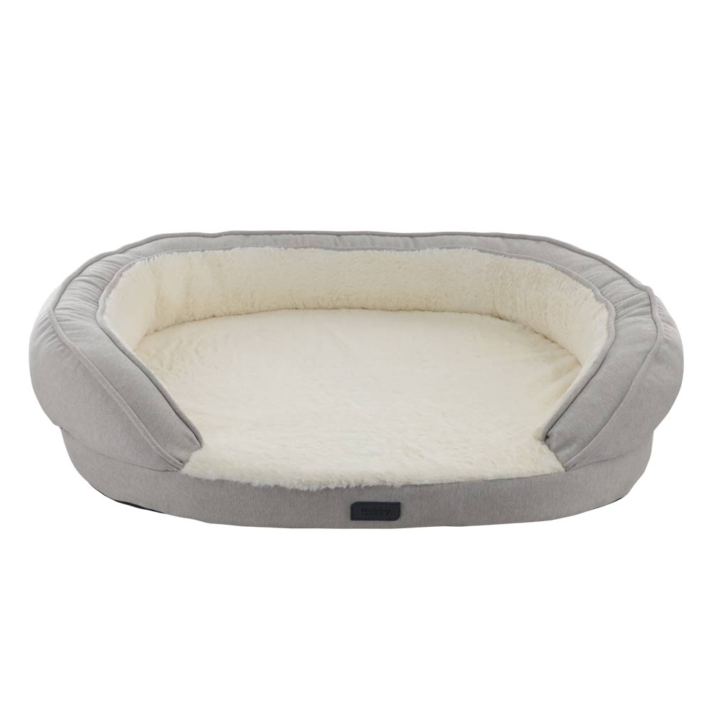 Komfortbett oval "AMCA" grau