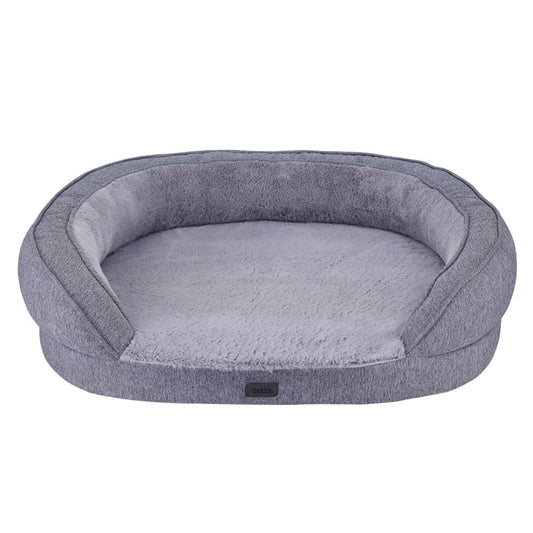 Komfortbett oval "AMCA" grau