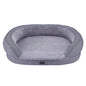 Komfortbett oval "AMCA" grau