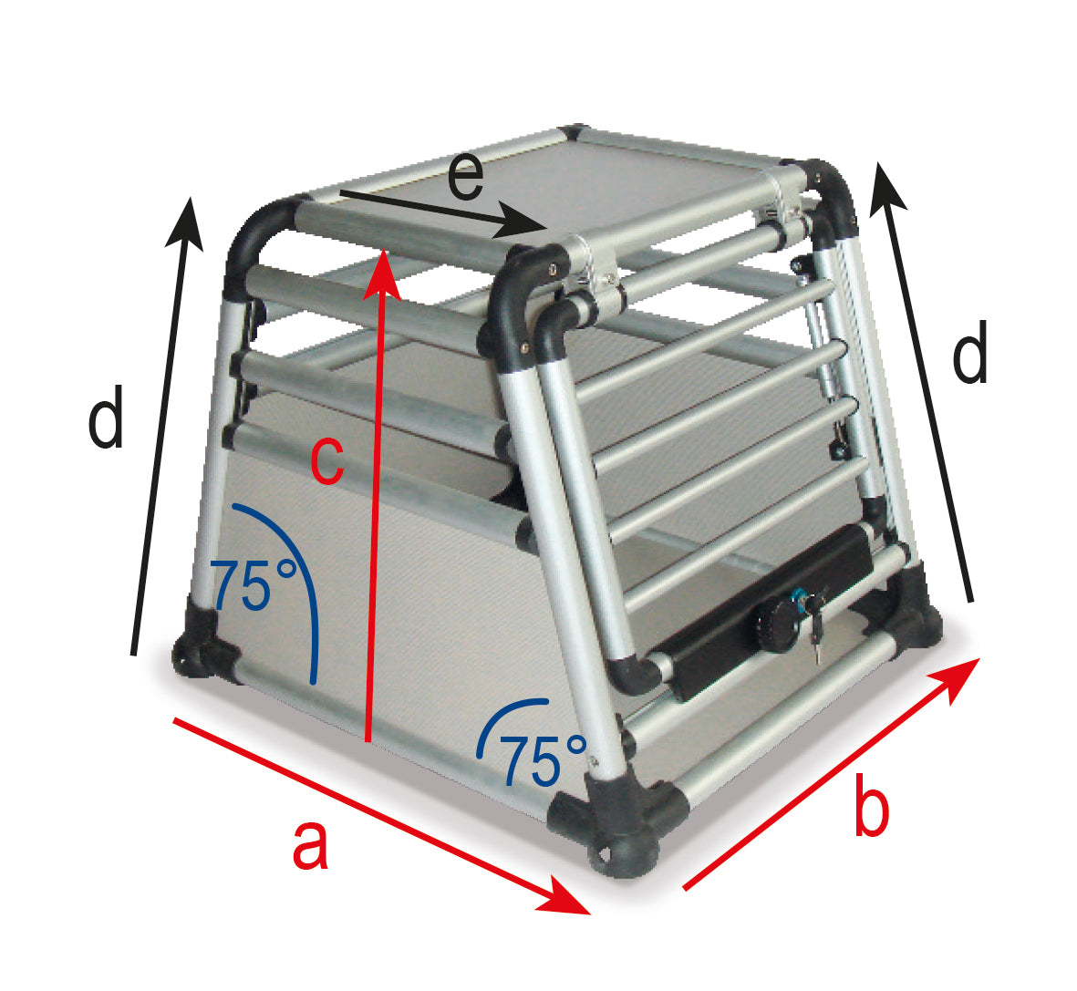 Aluminium Auto-Transportbox "ROUND CORNER"