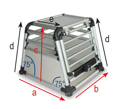 Aluminium Auto-Transportbox "ROUND CORNER"