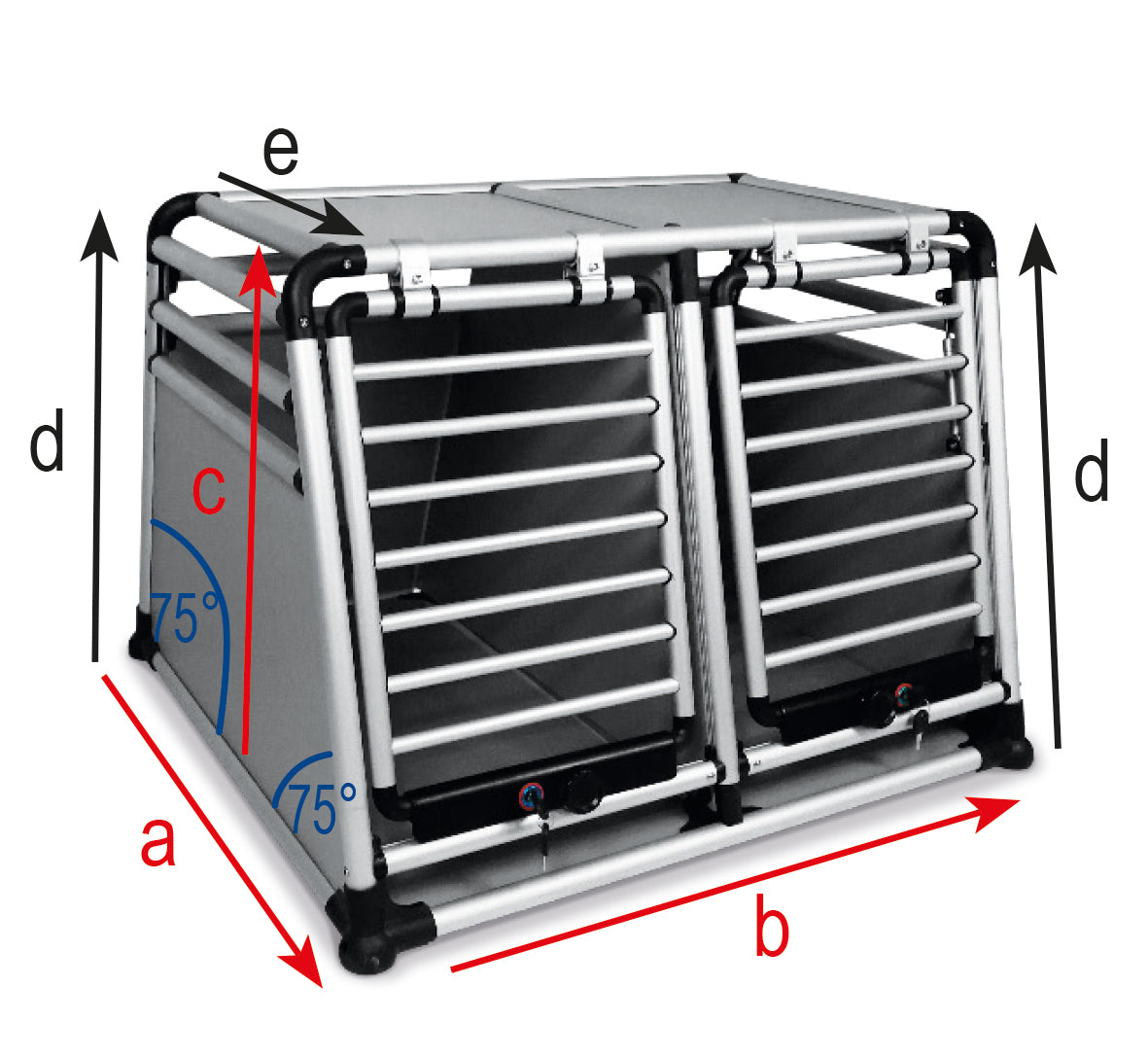 Aluminium Auto-Transportbox "ROUND CORNER"