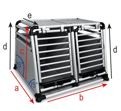 Aluminium Auto-Transportbox "ROUND CORNER"