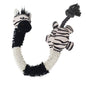 Plüschtier mit innenliegendem Seil Zebra, Nilpferd
