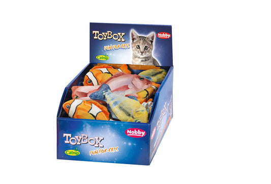 Vorratspack Plüschfisch mit Catnip