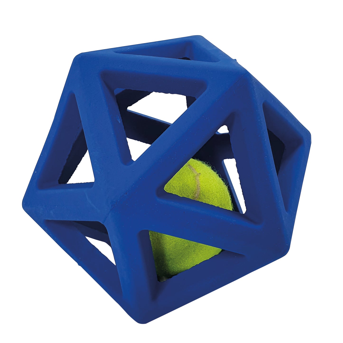 Vollgummi Gitterball mit Tennisball