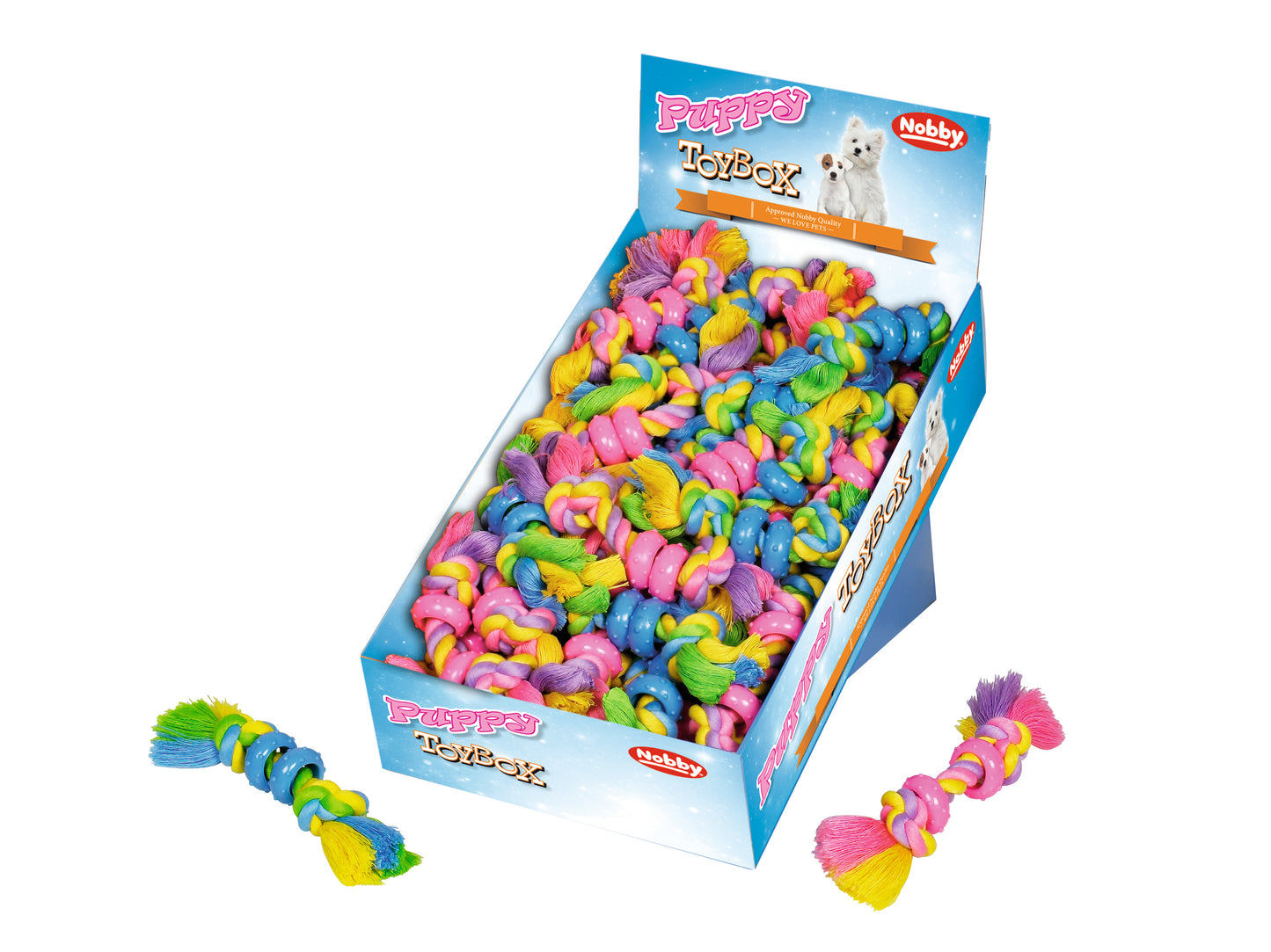 Vorratspack Vollgummi Spielzeuge für Welpen