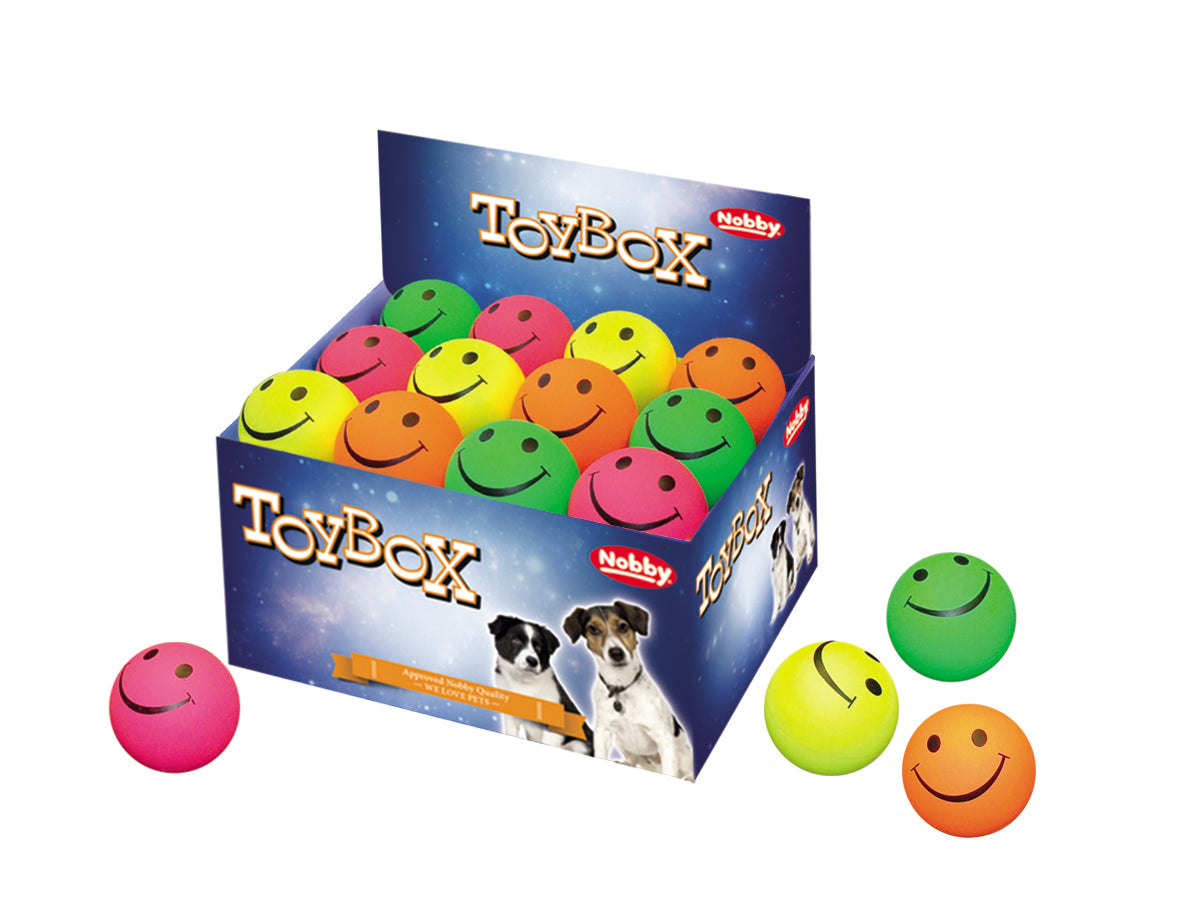 Vorratspack Moosgummi Smiley Bälle