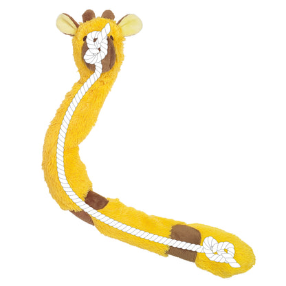 Plüschtier mit innenliegendem Seil Krokodil, Giraffe