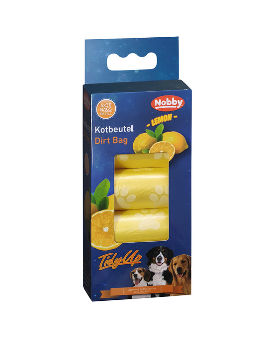 TidyUp Kotbeutel "LEMON" mit Pfotendruck