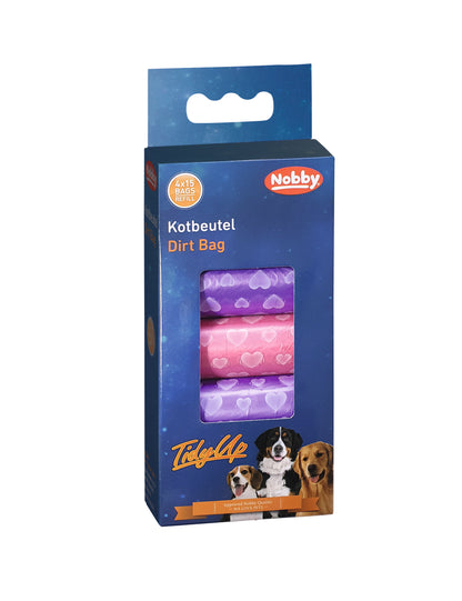 TidyUp Kotbeutel mit Herzchendruck