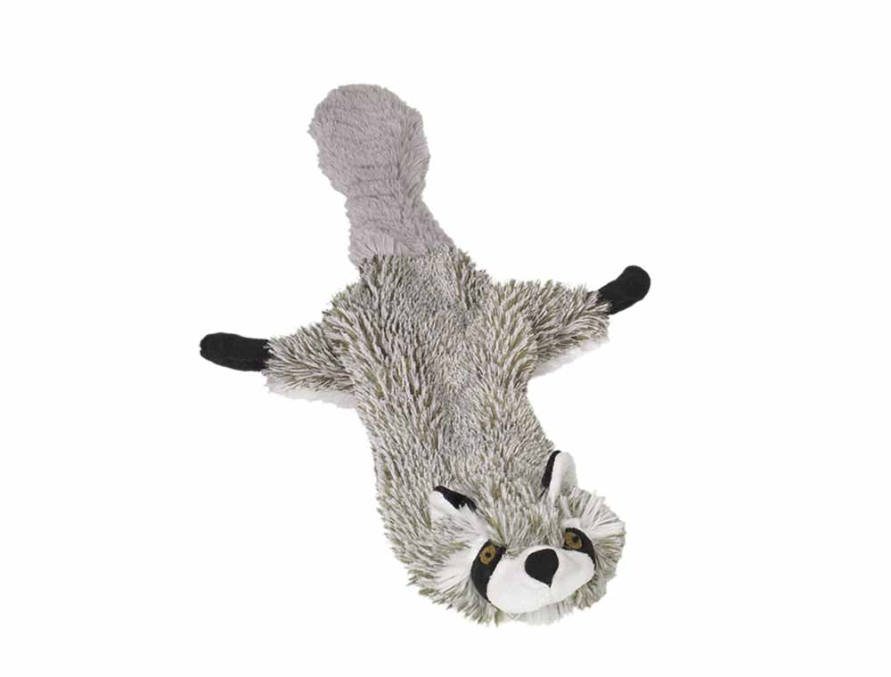 Plüsch Waschbär flach