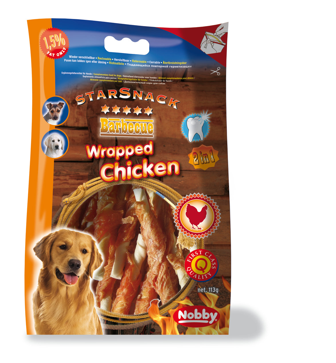 StarSnacks BBQ Wrapped Chicken