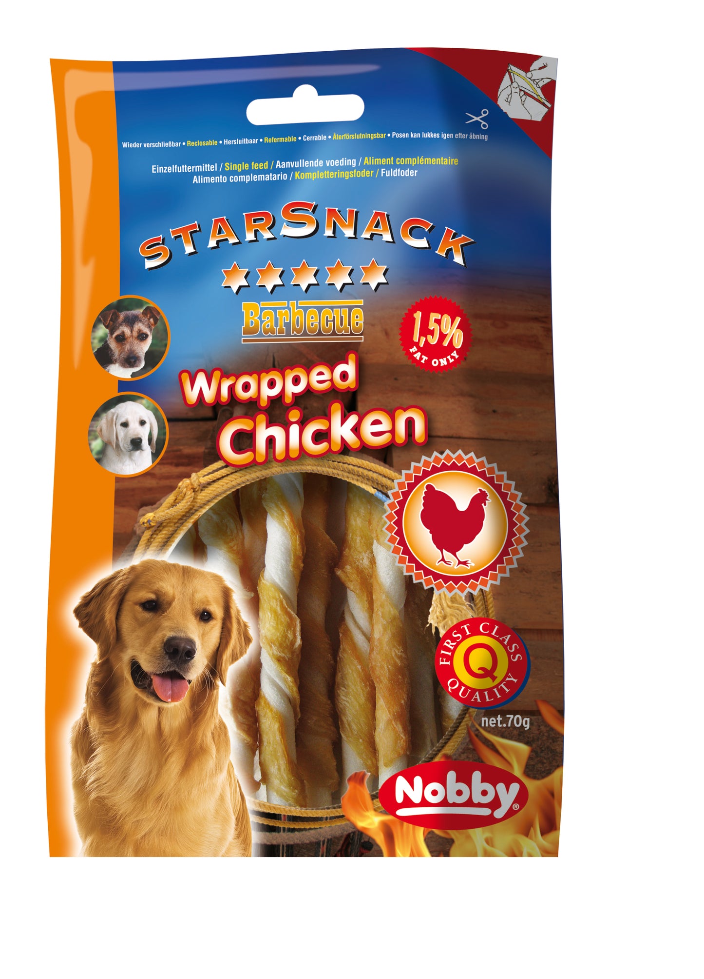 StarSnacks BBQ Wrapped Chicken