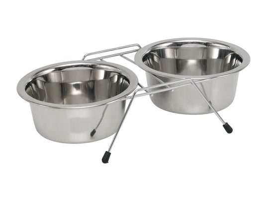 Napfständer Chrom „Double Diner“