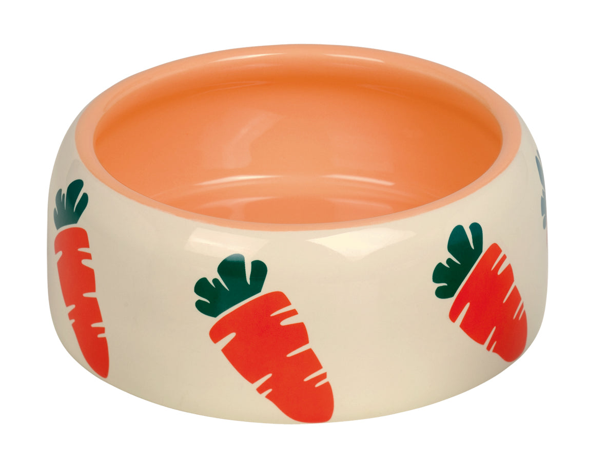 Keramik-Futtertröge und Schale „Carrot“