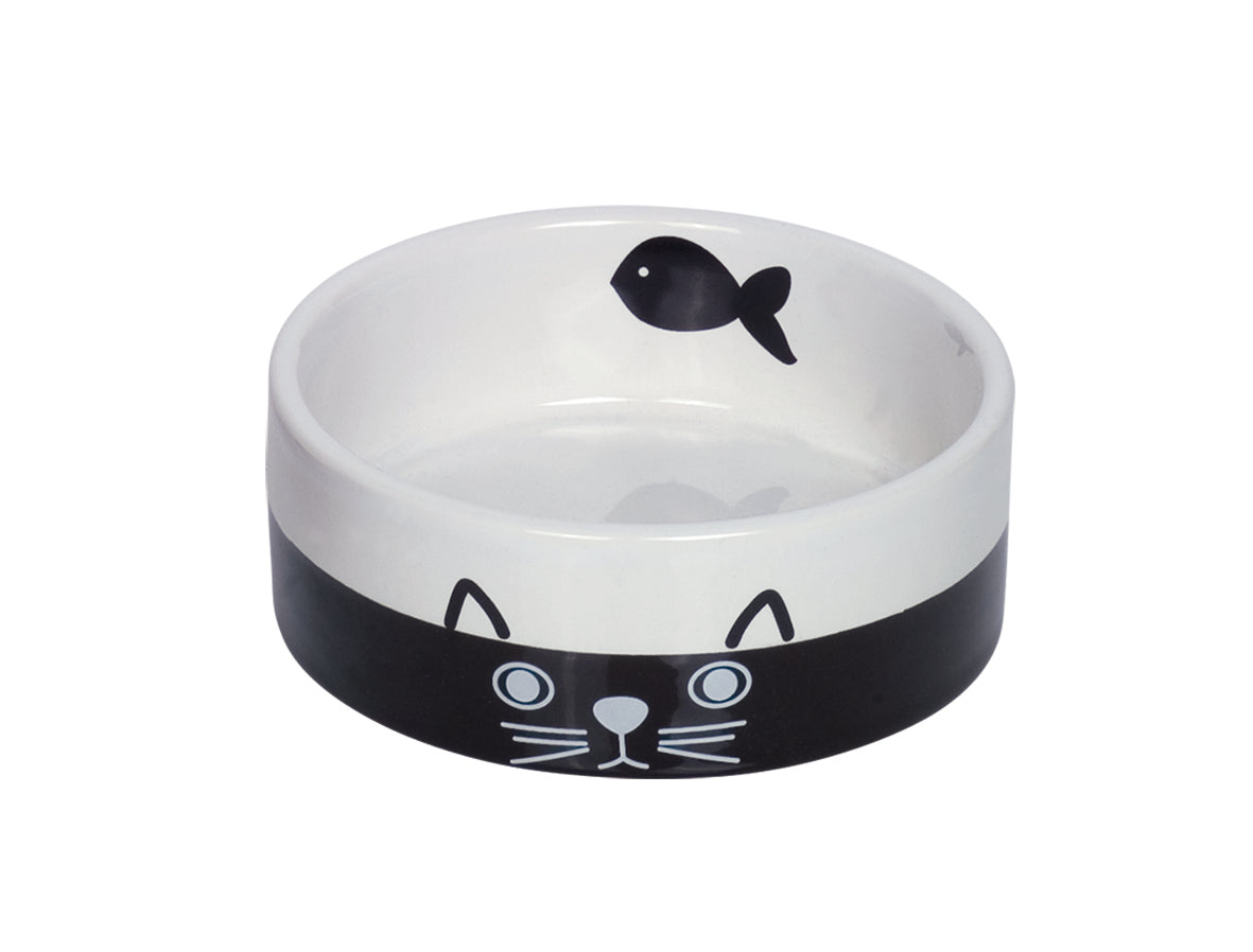 Katzen Keramik Schale und Napf „Face“