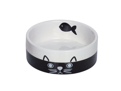Katzen Keramik Schale und Napf „Face“
