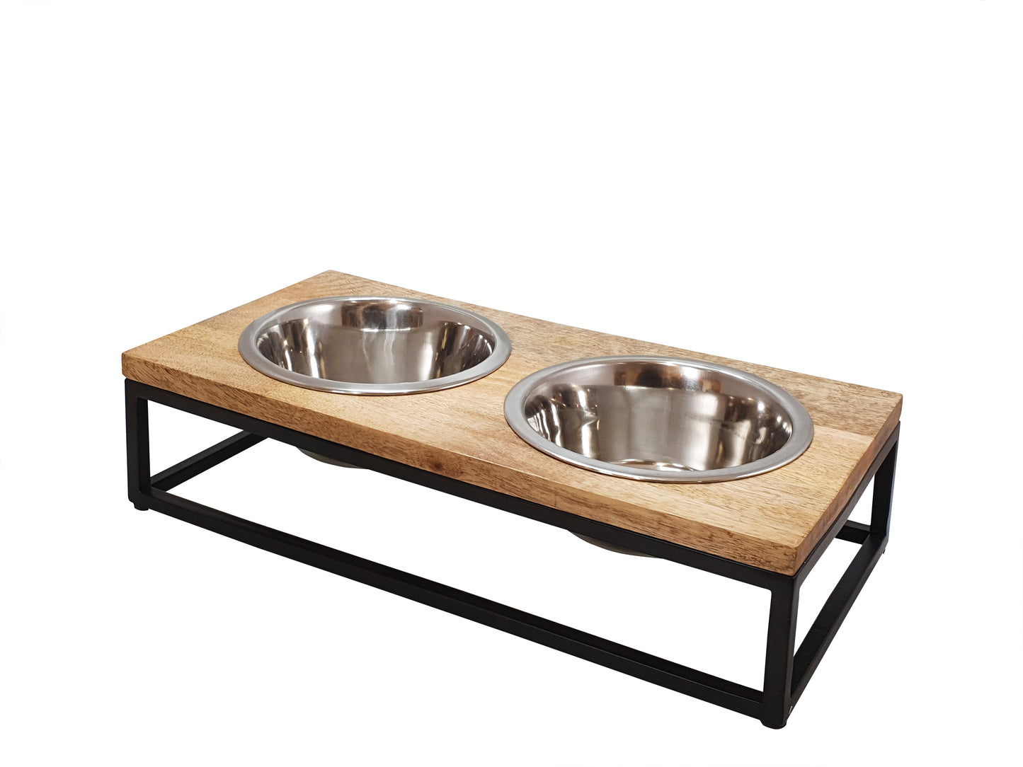„Elegant Diner“ Napfständer Holz und Metall