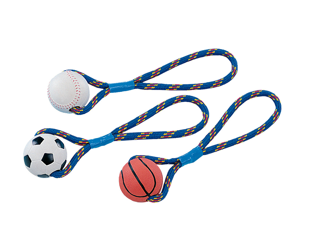 Vollgummi Spielzeug mit Seil