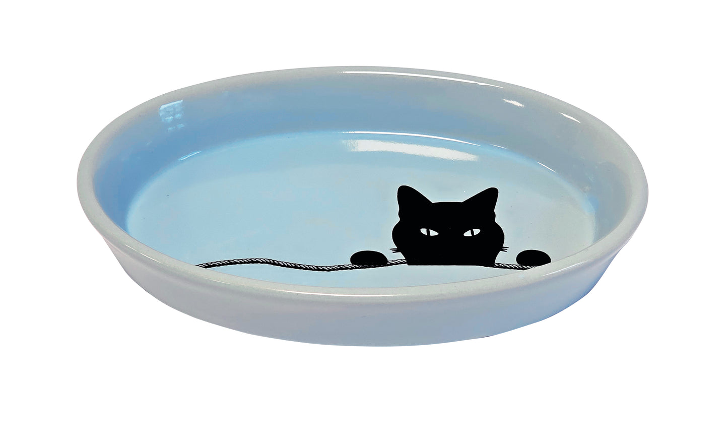 Katzen Keramik Schale oval „Wilson“