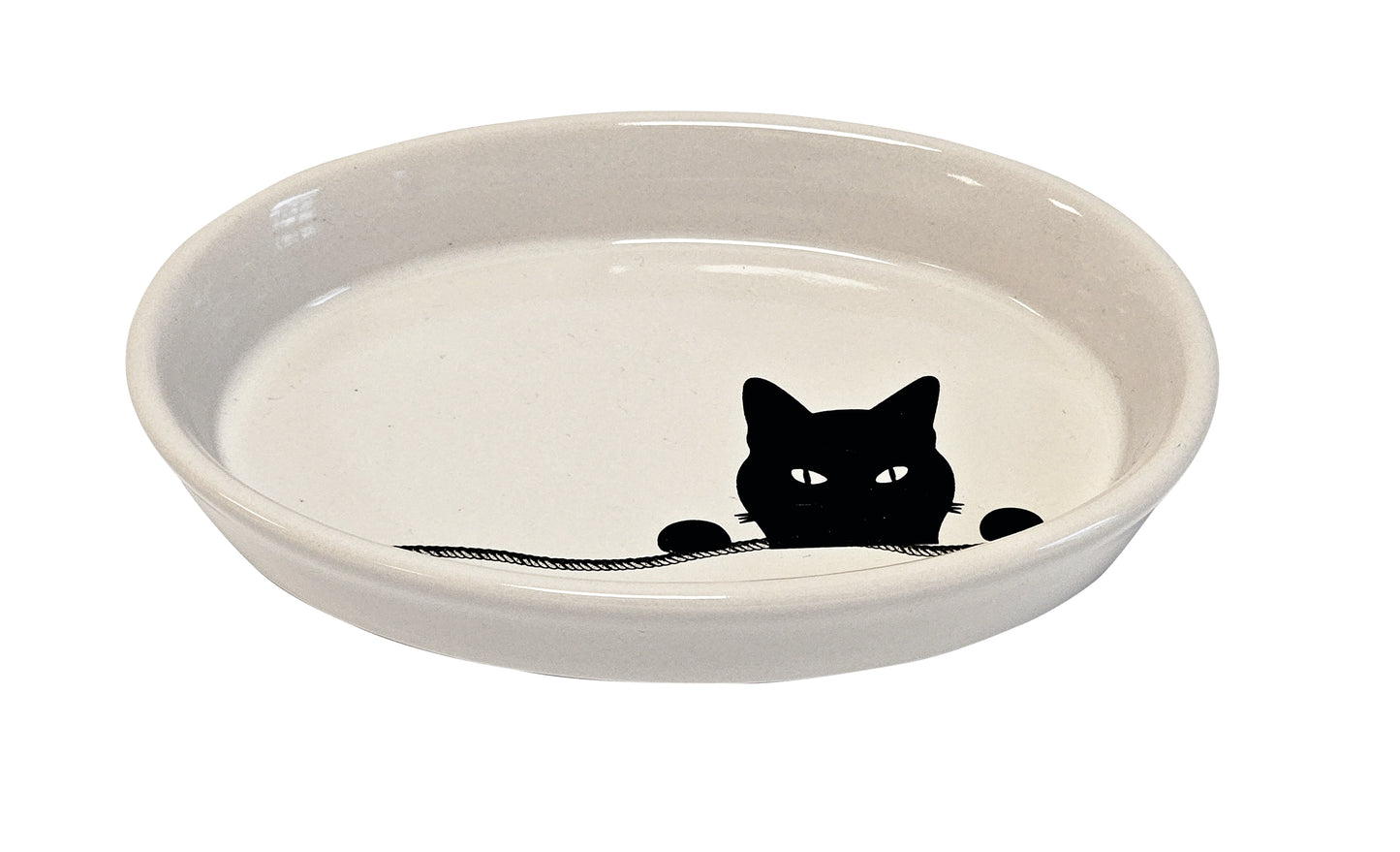 Katzen Keramik Schale oval „Wilson“