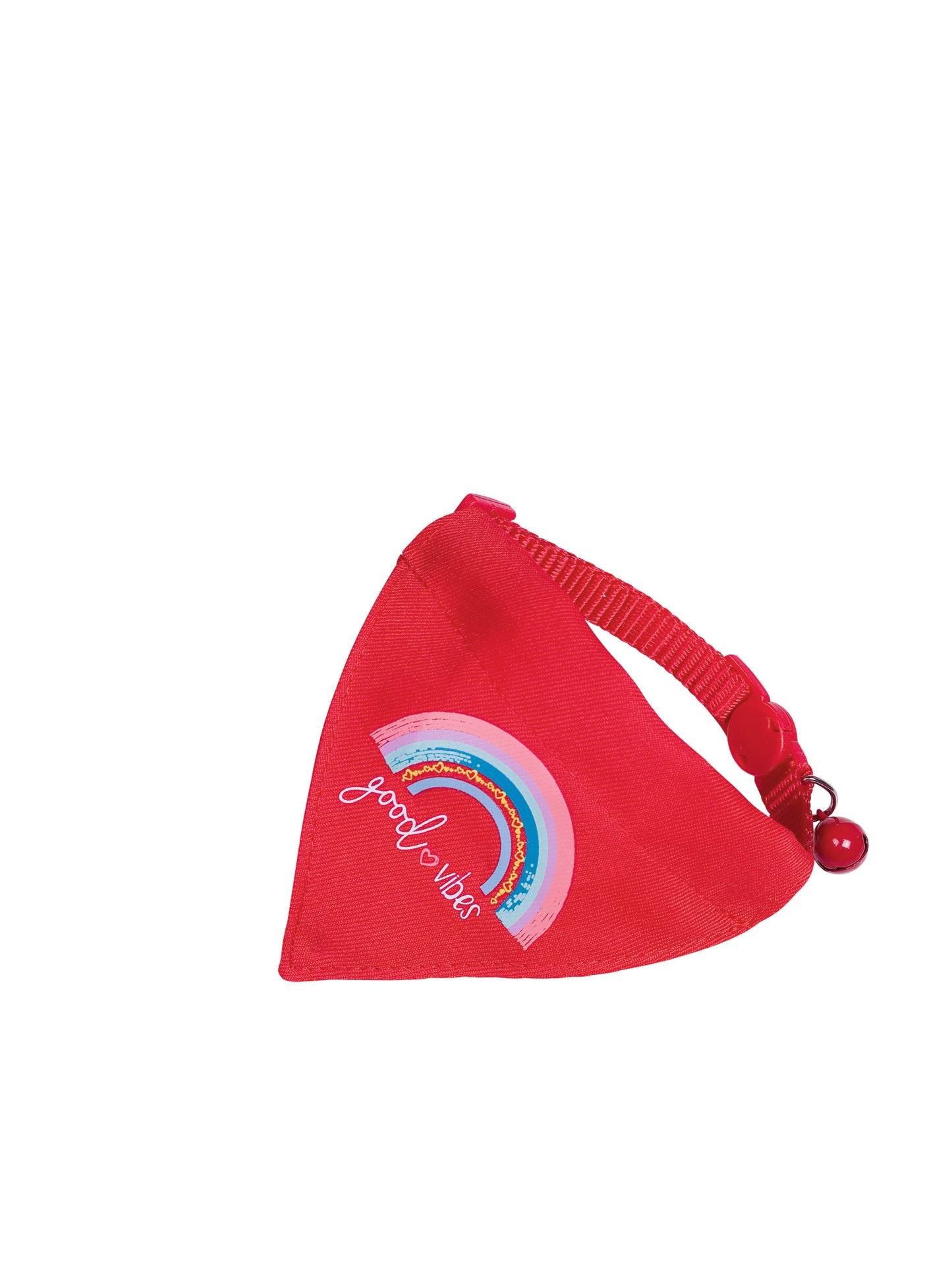 Katzenhalsband mit Tuch "Good Vibes"