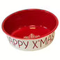 XMAS Edelstahlnapf "HAPPY XMAS"